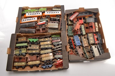 Lot 502 - Large collection of Hornby 0 Gauge pre and post war wagons (75)