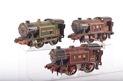 Lot 513 - Hornby 0 Gauge group of Clockwork No.1 Special Tank Locos (3)
