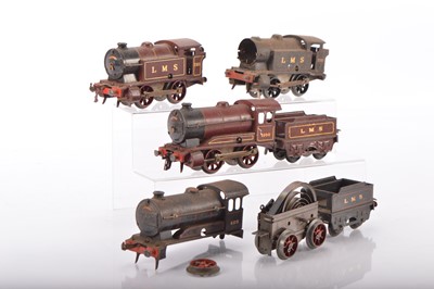 Lot 520 - Hornby 0 Gauge group of LMS Clockwork Locomotives (4)