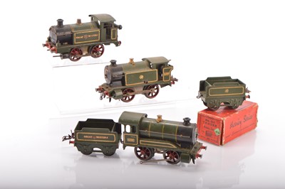 Lot 529 - Hornby 0 Gauge group of clockwork GWR Locomotives (4)