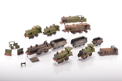 Lot 538 - Hornby 0 Gauge group of LNER Locomotives (10)