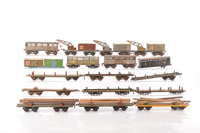 Lot 559 - Hornby 0 Gauge rolling stock and dismantled coaches (Lge Qty)