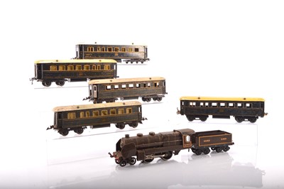 Lot 560 - Hornby 0 Gauge E320 Nord Locomotive and coaches (6)