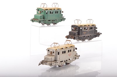 Lot 565 - French Hornby 0 Gauge group of PO overhead electric Style Locomotives (3)