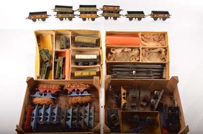 Lot 571 - Hornby 0 Gauge group of Pre-war Wagons (34)