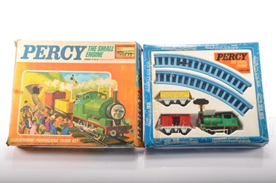 Lot 573 - Hornby 0 Gauge Junior Train set 'Percy'