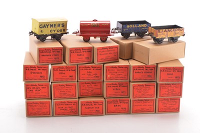 Lot 588 - Hornby 0 Gauge group of Goods wagons (23)