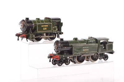 Lot 605 - Hornby 0 Gauge pair of Electric SR Locomotives (2)