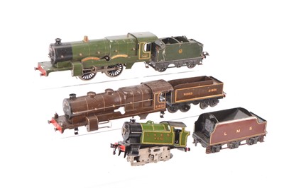 Lot 618 - Hornby 0 Gauge mixed group of Locomotive and Tenders (4)
