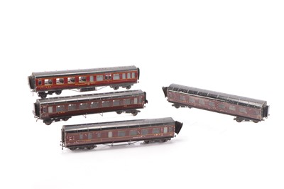 Lot 638 - Exley 0 Gauge K5 and K6 LMS coaches (4)