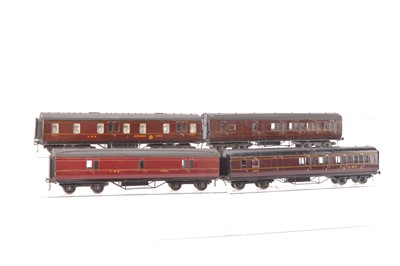 Lot 639 - Exley 0 Gauge K5 LMS coaches (4)
