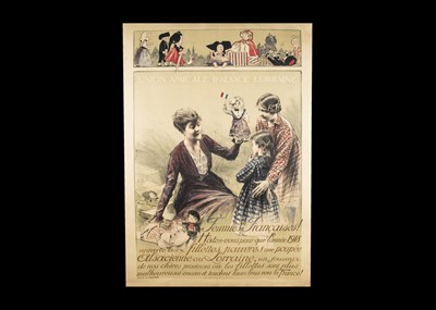 Lot 345 - A rare original Henri Royer Union Amicale d’ Alsace Lorraine wartime propoganda posters circa 1917