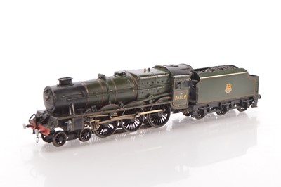 Lot 660 - Kitbuilt 0 Gauge Finescale 4-6-0 Loco & Tender BR lined green Royal Scot class 'Royal Engineer'