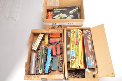 Lot 698 - Lima  O gauge Locomotives wagons and track (qty in 3 boxes)