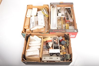 Lot 728 - Unbuilt part completed and near-complete Rolling Stock kits and components 0 gauge (qty in 3 boxes)