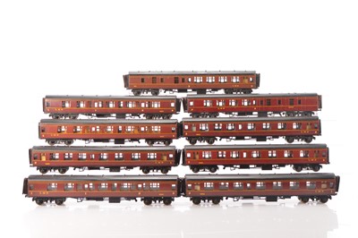 Lot 740 - Lima 0 Gauge LMS coaches (9)