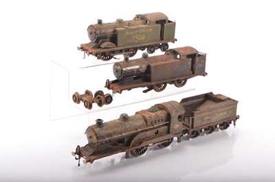 Lot 741 - Leeds (LMC)/ Milbro 0 Gauge group of Locomotives (3)