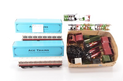 Lot 751 - Ace 0 Gauge modern issue group of parts and incomplete items (Lge qty)