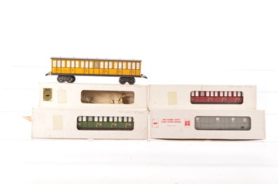 Lot 752 - AS (France)/ Highfield models 0 Gauge continental outline PLM coaches (4)