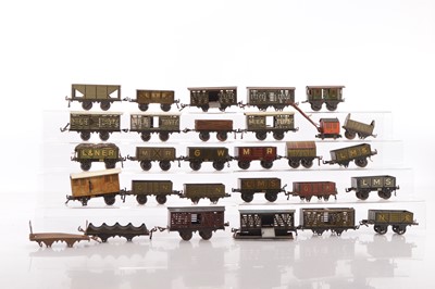 Lot 772 - Bing 0 Gauge group of Goods Rolling stock (25 plus)