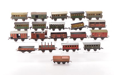 Lot 776 - Marklin/Kraus 0 Gauge Passenger and Goods rolling stock (20)