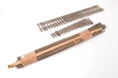 Lot 780 - Commercially produced and Hand built 0 Gauge track and track parts (Qty)