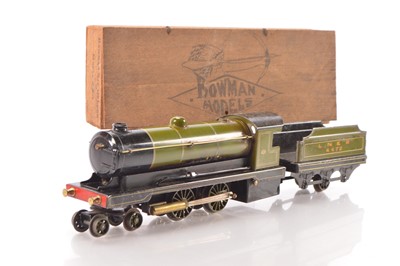 Lot 800 - Bowman 0 Gauge 4-4-0 Loco & Tender LNER lined Green (2)