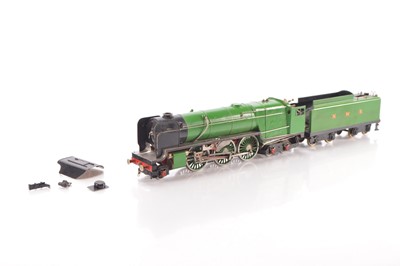 Lot 803 - Scratch built 0 Gauge 2-6-4 Loco & Tender NWR green