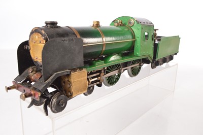 Lot 816 - An LBSC Bat 0 Gauge Live Steam Gas Fired  Schools type 4-4-0 Locomotive and Tender