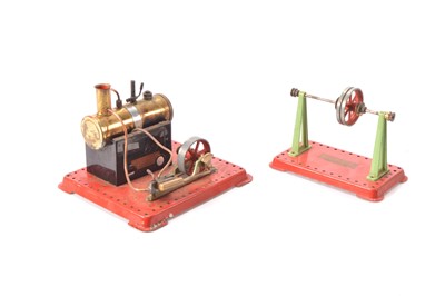 Lot 817 - Mamod SE1 horizontal Steam Engine and Line shaft (2)