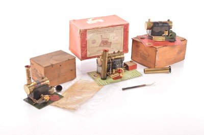 Lot 823 - Boxed Bowman live steam Stationary Engines (3)