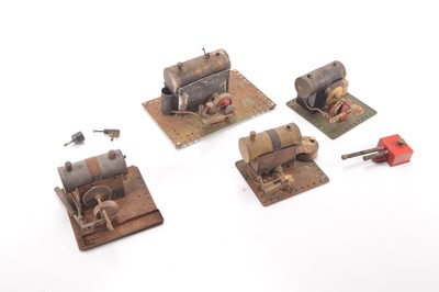 Lot 824 - Unboxed Bowman live steam Stationary Engines for repair/restoration (4)