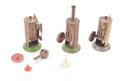 Lot 829 - A group of Three 'Burnac' Vertical Stationary Engines (3)