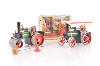 Lot 834 - Mamod live steam Road Vehicles (2)