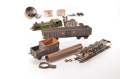Lot 851 - Bassett lowke/Hornby mixed 0 Gauge and Gauge 2 items (15)