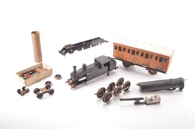 Lot 853 - Scratch built miscellaneous group of Locomotive body and parts etc (qty)