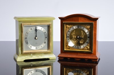 Lot 42 - Two second half 20th century Elliott mantle clocks