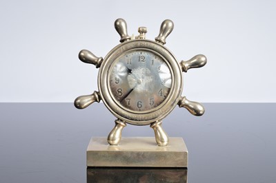 Lot 44 - An early 20th century Swedish silver novelty clock from A. Dragsted