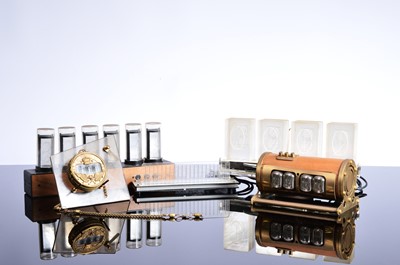 Lot 51 - Six Nixie style clocks