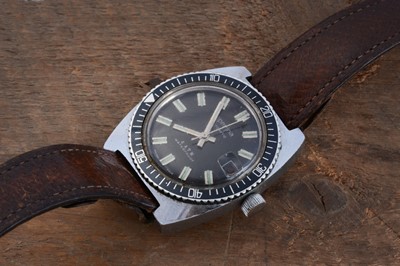 Lot 101 - A c1970s Sperina automatic diver's style stainless steel wristwatch