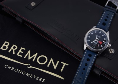 Lot 108 - A good modern Bremont "Jaguar" automatic stainless steel cased wristwatch