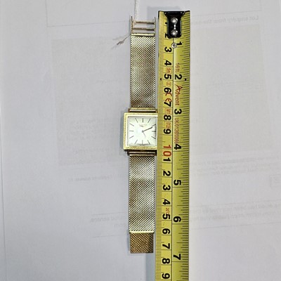 Lot 141 - A 1960s Longines manual wind 18ct gold dress wrist watch