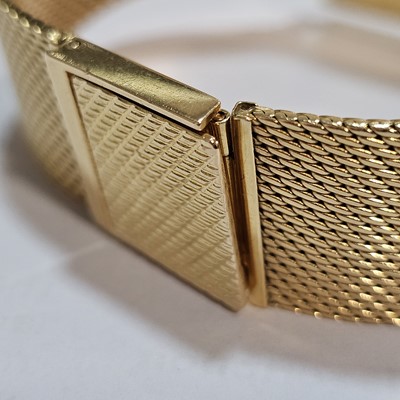 Lot 141 - A 1960s Longines manual wind 18ct gold dress wrist watch