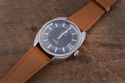 Lot 174 - A circa 1970s Tissot Tissonic Electronic stainless steel wristwatch