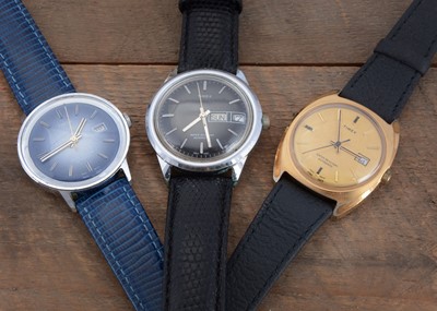 Lot 182 - Three Timex automatic wristwatches