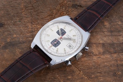 Lot 198 - A c1970s Smiths manual wind stainless steel wristwatch