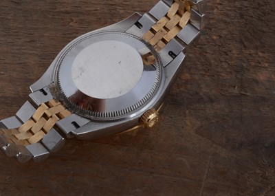 Lot 220 - A fine Rolex Oyster Perpetual Datejust bi-metal lady's wristwatch