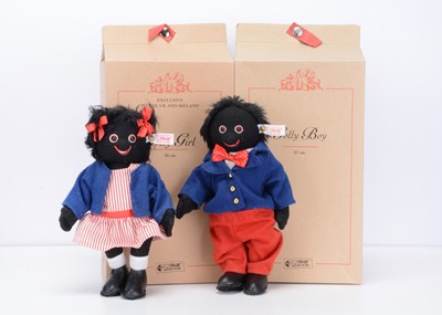 Lot 1 - Steiff limited edition Golly Girl and Golly Boy