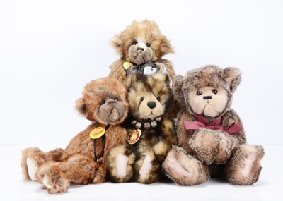 Lot 29 - Four Charlie Bears teddy bears