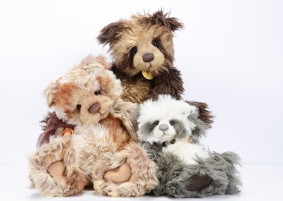 Lot 30 - Three Charlie Bears teddy bears